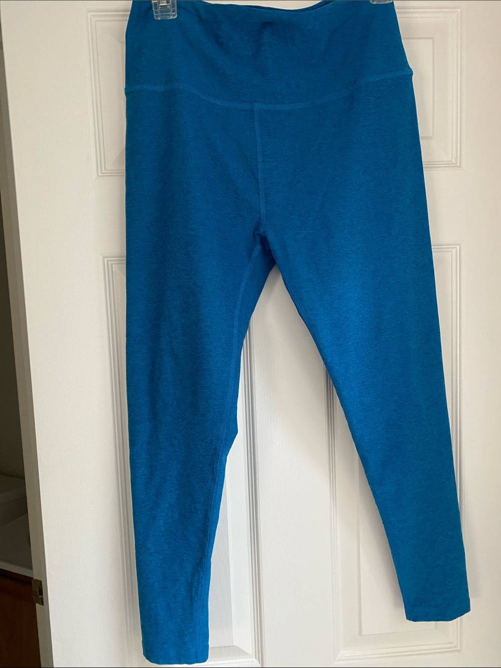Beyond Yoga Teal-Blue High-Waist Leggings